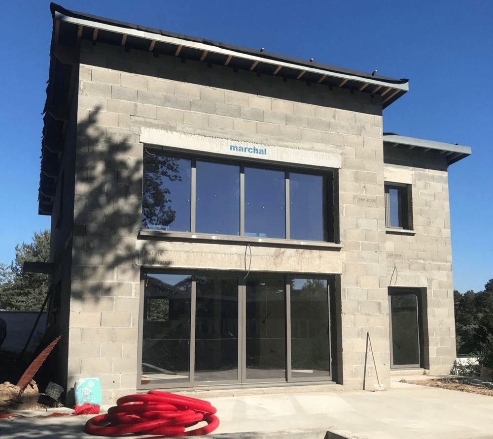 Maison en gros œuvre avant finitions